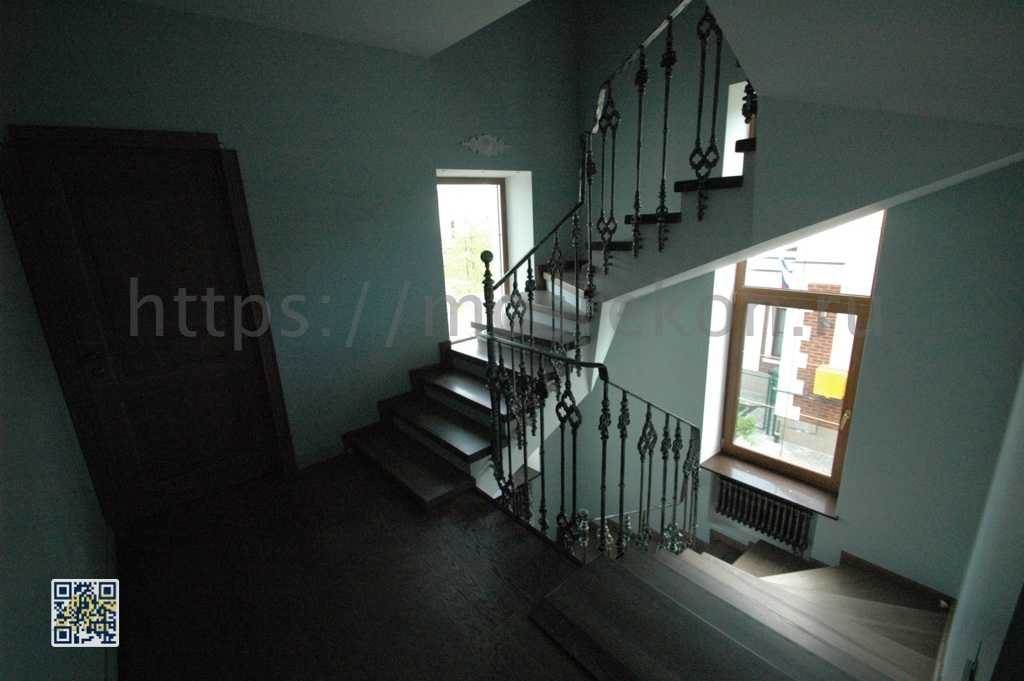 Дизайнерская кованная лестница в Суханово