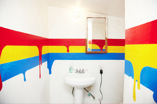 Как оформить стены в ванной своими руками: топ идеи